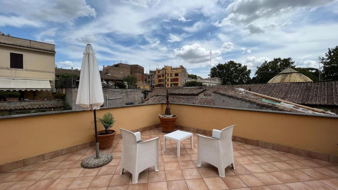 Attico Con Terrazza Santa Cecilia Lägenhet Rom Exteriör bild