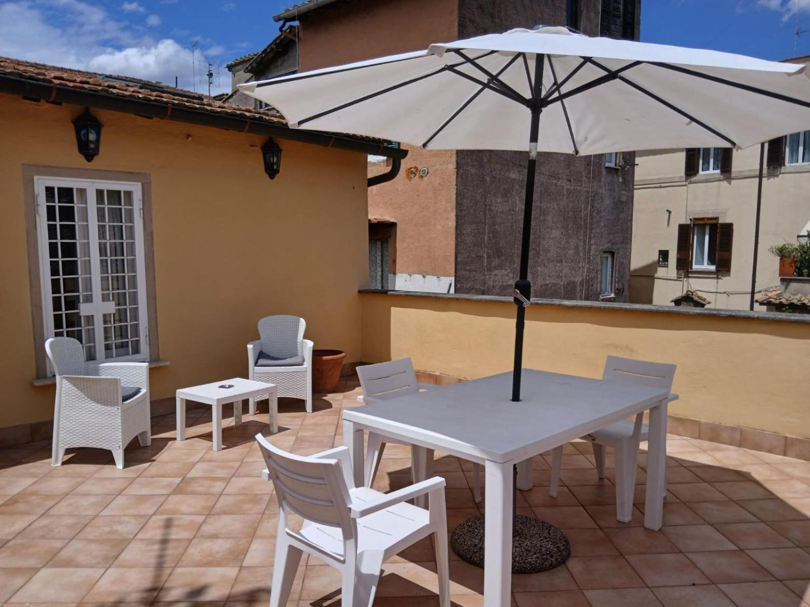 Attico Con Terrazza Santa Cecilia Lägenhet Rom Exteriör bild